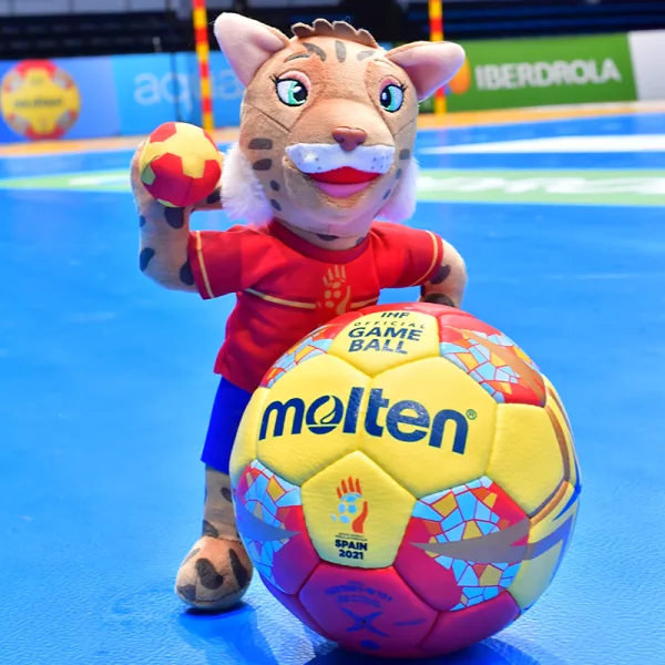 lola peluche mascota spainhanball 2021